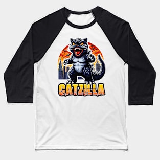 Catzilla S01 D22 Baseball T-Shirt